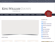 Tablet Screenshot of kingwilliamcounty.us